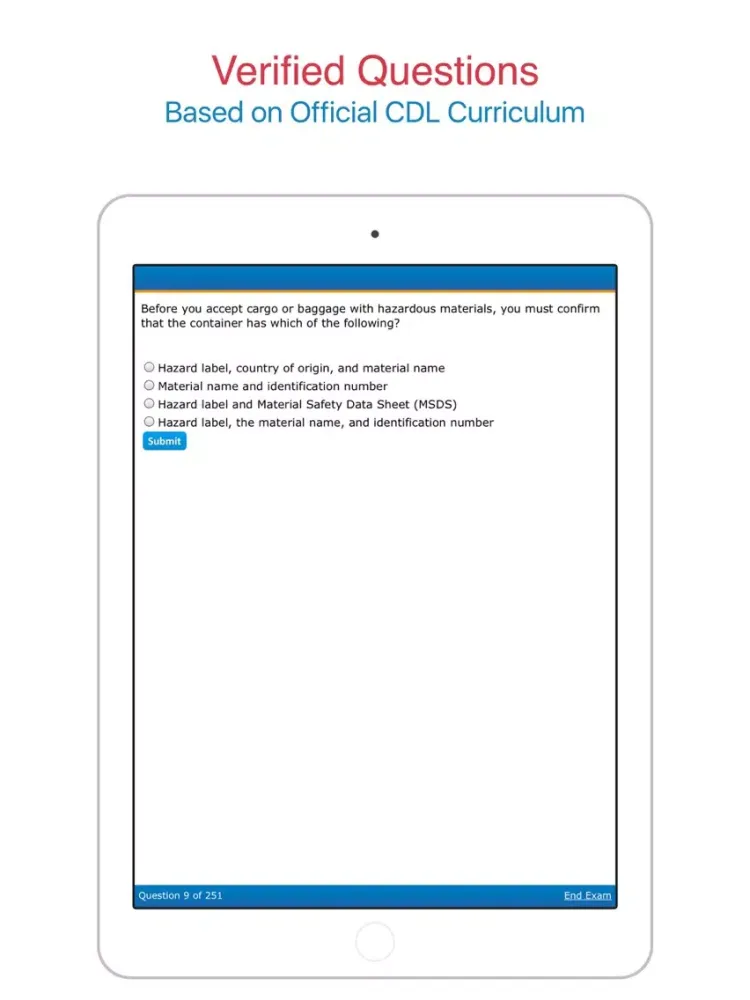 CDL: Commercial Driver's License iPad  স্ক্রিনশট
