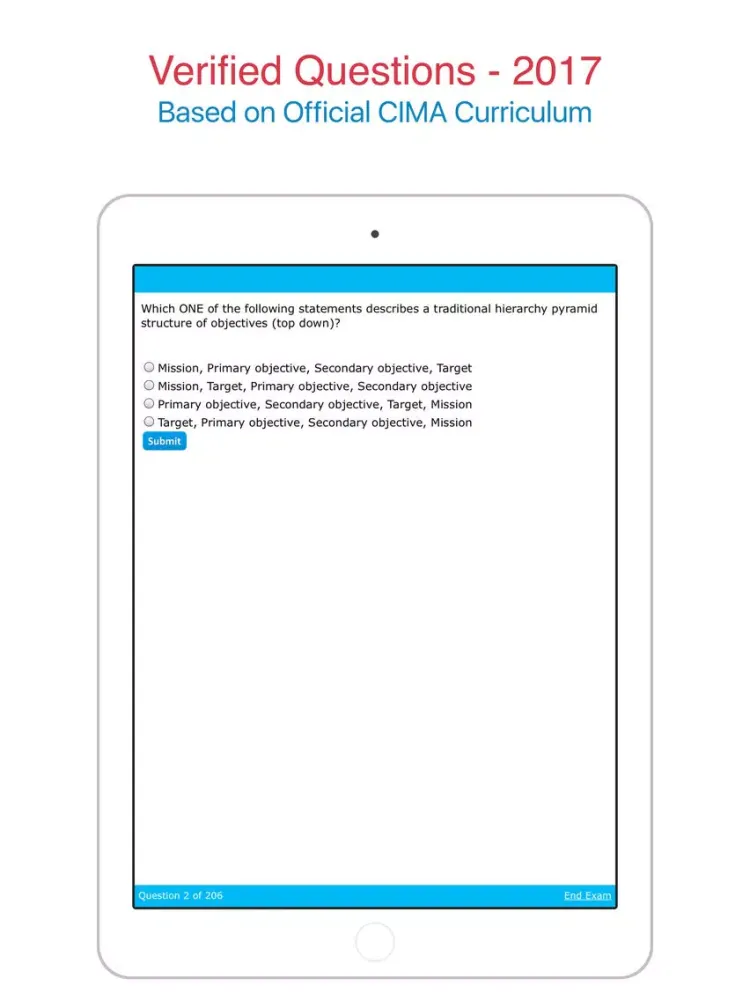 CIMA E3: Strategic Management iPad سکرین شاٹس
