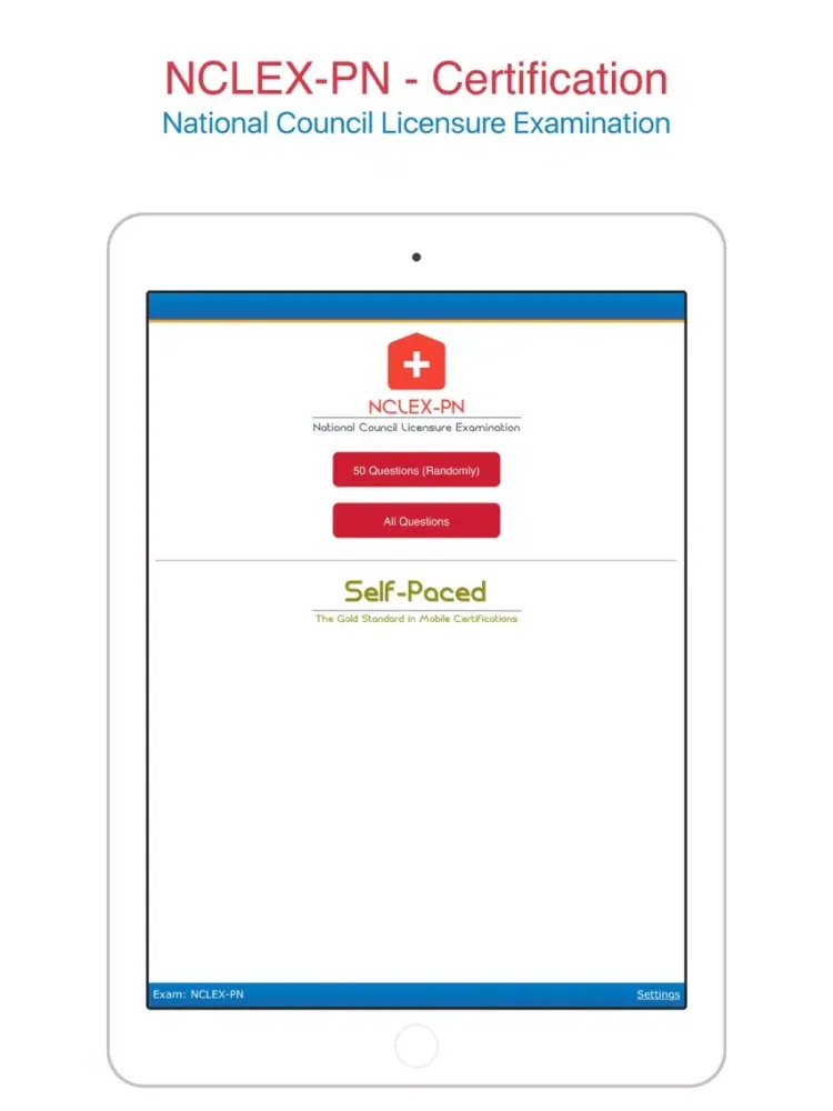 NCLEX-PN: National Council Licensure Examination iPad 应用截图