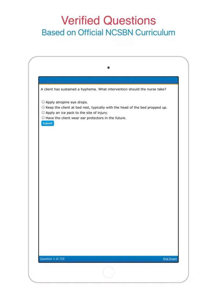 NCLEX-PN: National Council Licensure Examination iPad 应用截图