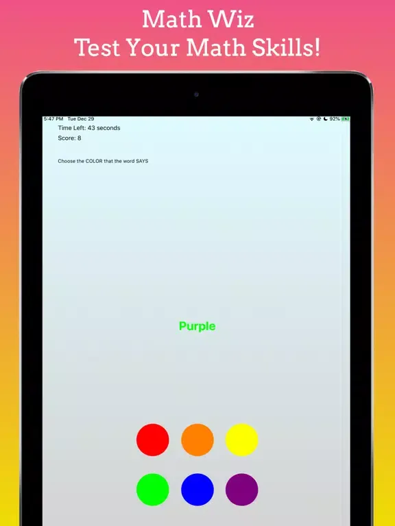 Mini-Game World iPad  Screenshots