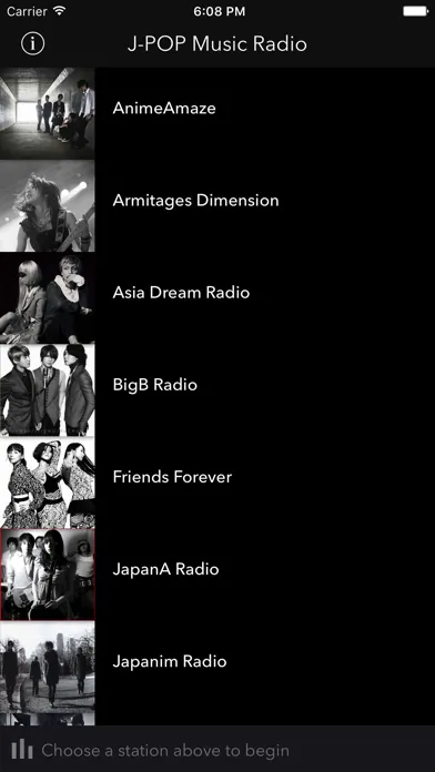 Capturas de pantalla de J-POP Music Radio