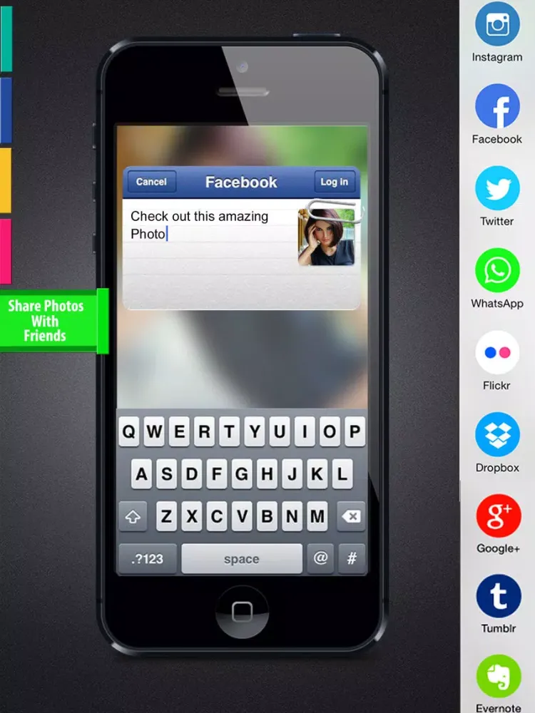 Capturas de pantalla de Selfie Photo Editor.- Free Fun Filters iPad 