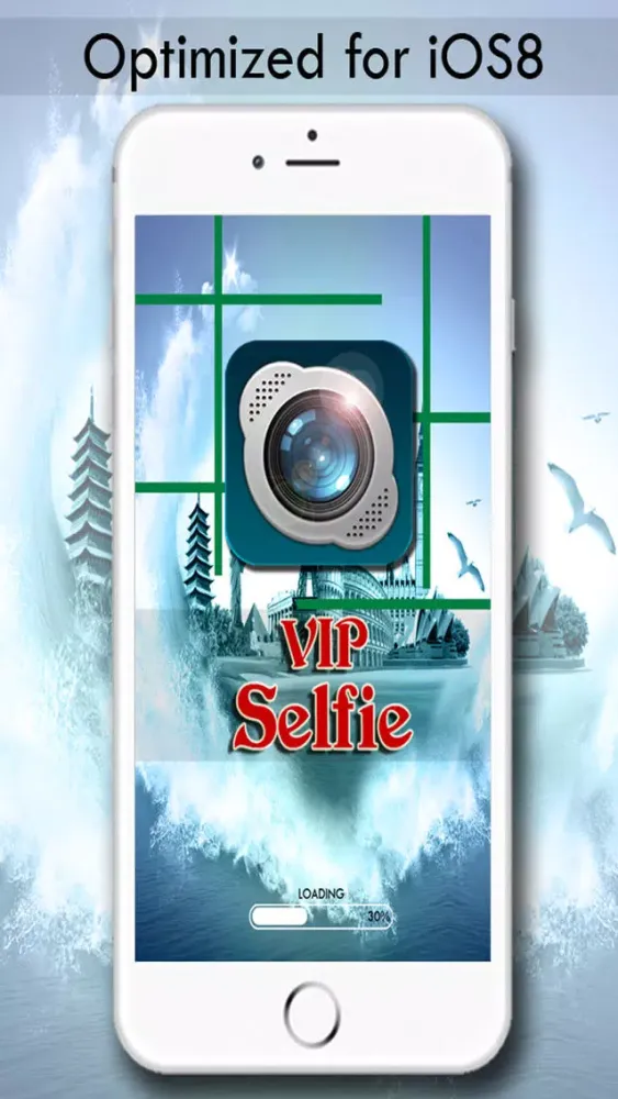 Tangkapan skrin Selfie VIP