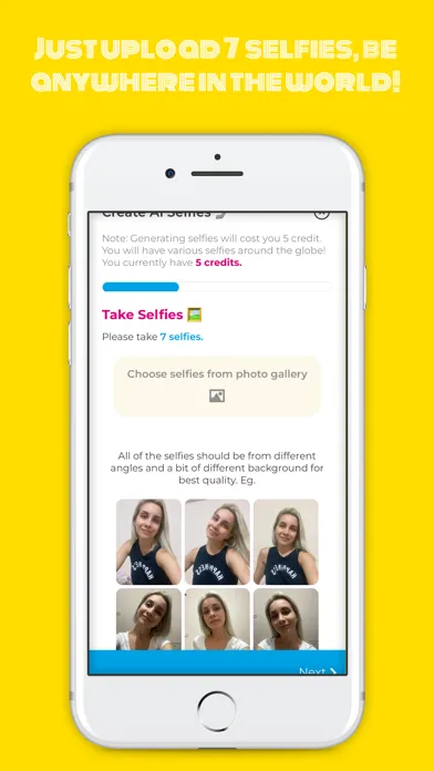 Selfie AI - Worldwide Selfies Screenshots