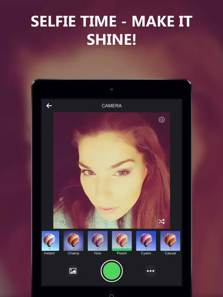 Capturas de pantalla de Selfie Camera + iPad 