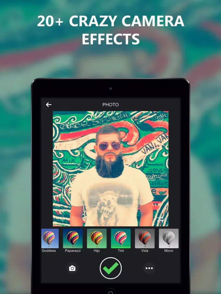 Capturas de pantalla de Selfie Camera + iPad 