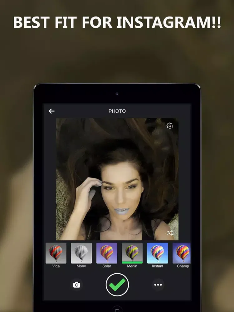 Capturas de pantalla de Selfie Camera + iPad 