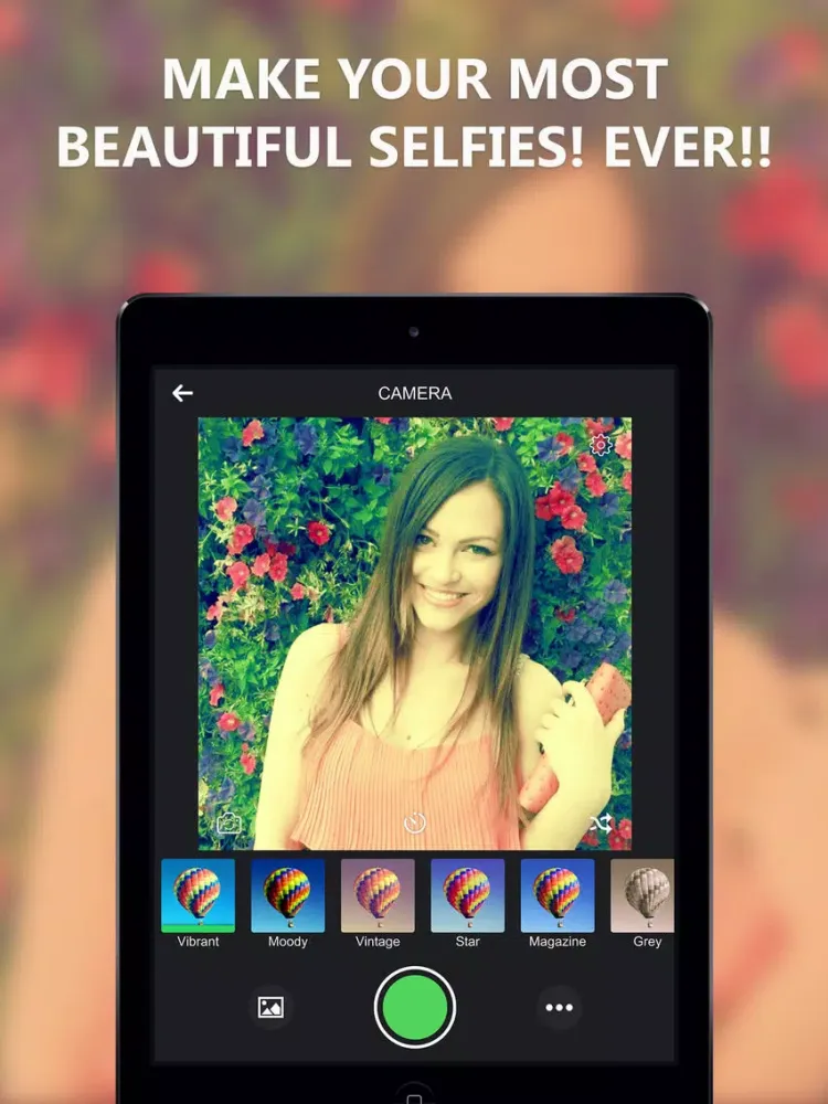 Capturas de pantalla de Selfie Camera + iPad 