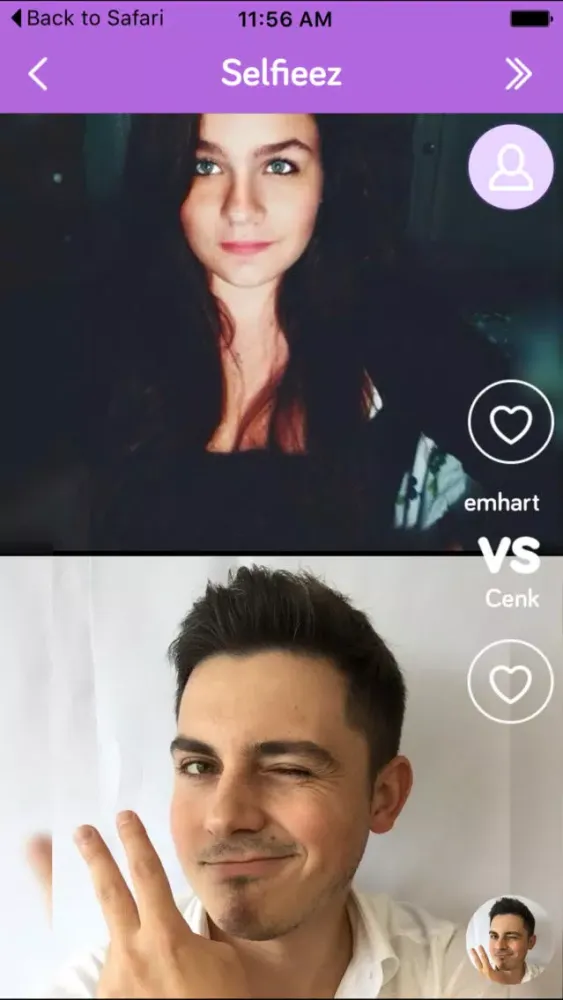 Capturas de tela do Selfieez : Vote, Like and Comment Selfie Photos