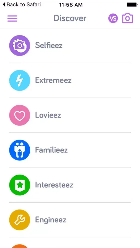 Capturas de tela do Selfieez : Vote, Like and Comment Selfie Photos