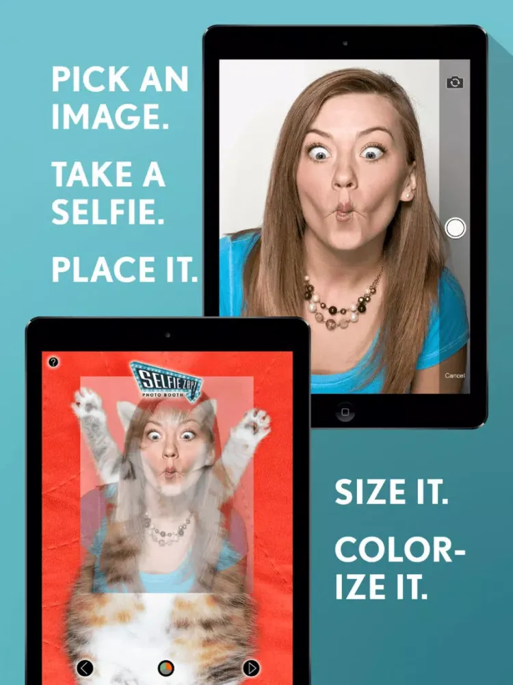 Selfie Zap: Face Montage Photo Costume Maker Booth iPad  Screenshots