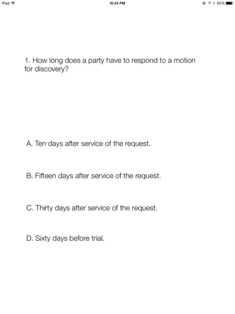 Missouri Criminal Law Quiz iPad  سکرین شاٹس