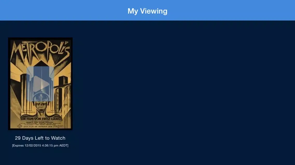 SelfServe Entertainment Player Ekran Görüntüleri