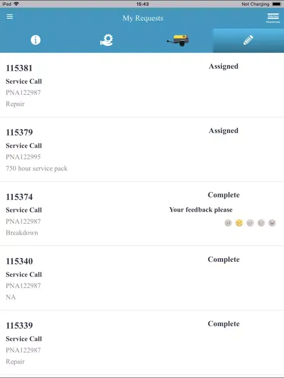 Powercare iPad  Ekran Görüntüleri