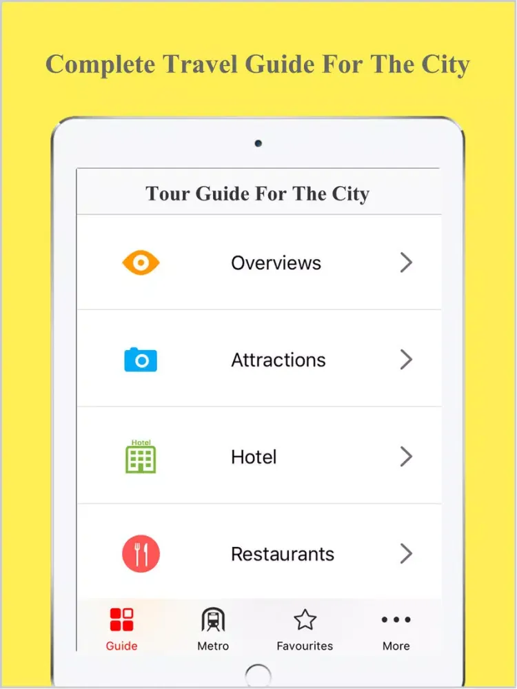 Hong Kong Travel Guide Lite iPad 应用截图