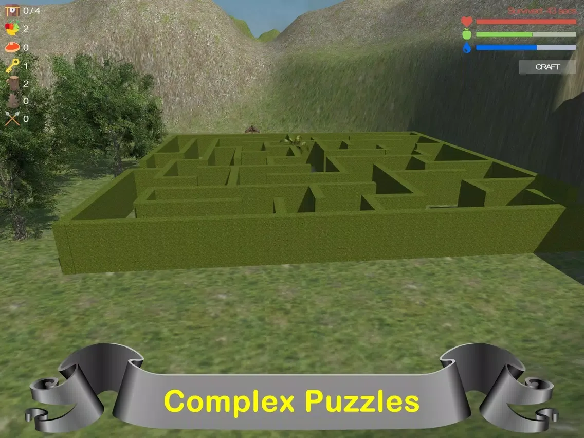 Tangkapan skrin Puzzle Survivor: open world fps adventure game iPad 