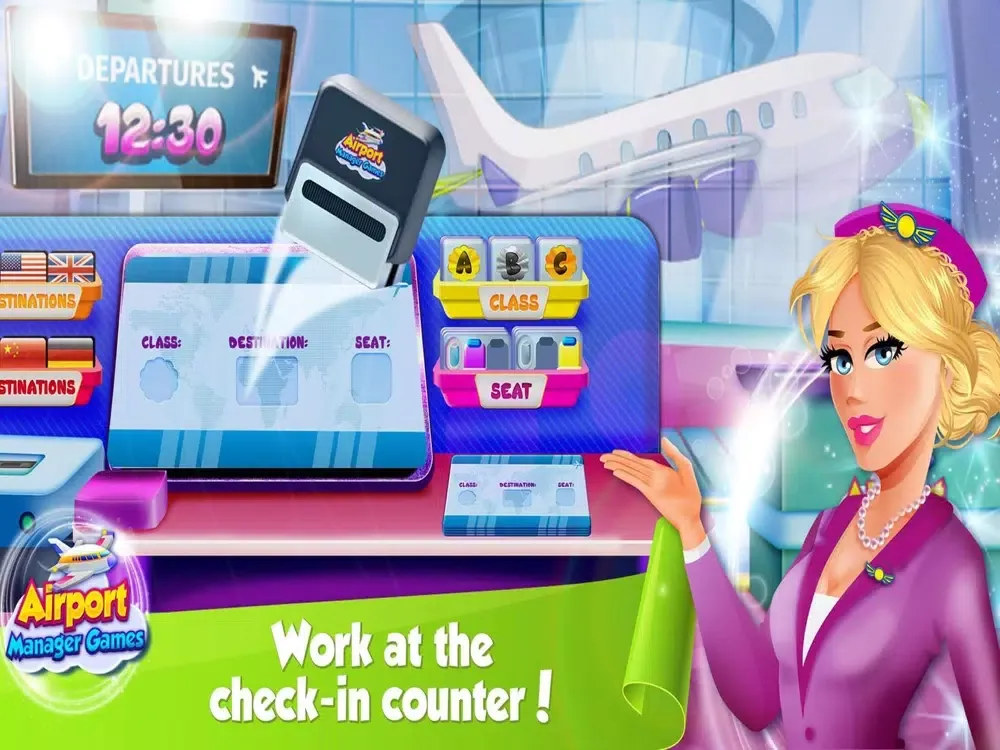 Capturas de tela do Airport Manager City Flight 3D iPad 
