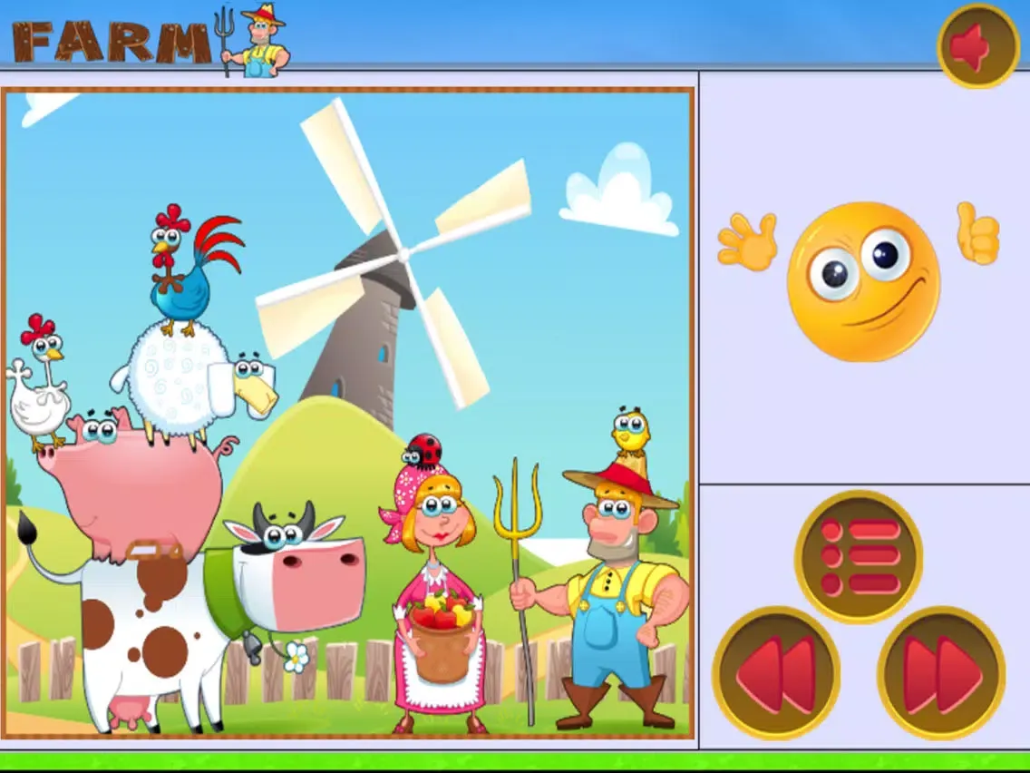 Скриншоты Ali Daddy's Farm Kids - Puzzle Game iPad 