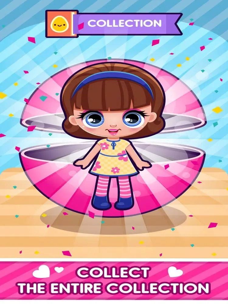 Zrzuty ekranu Cuties Doll Open Eggs Toy Game iPad 