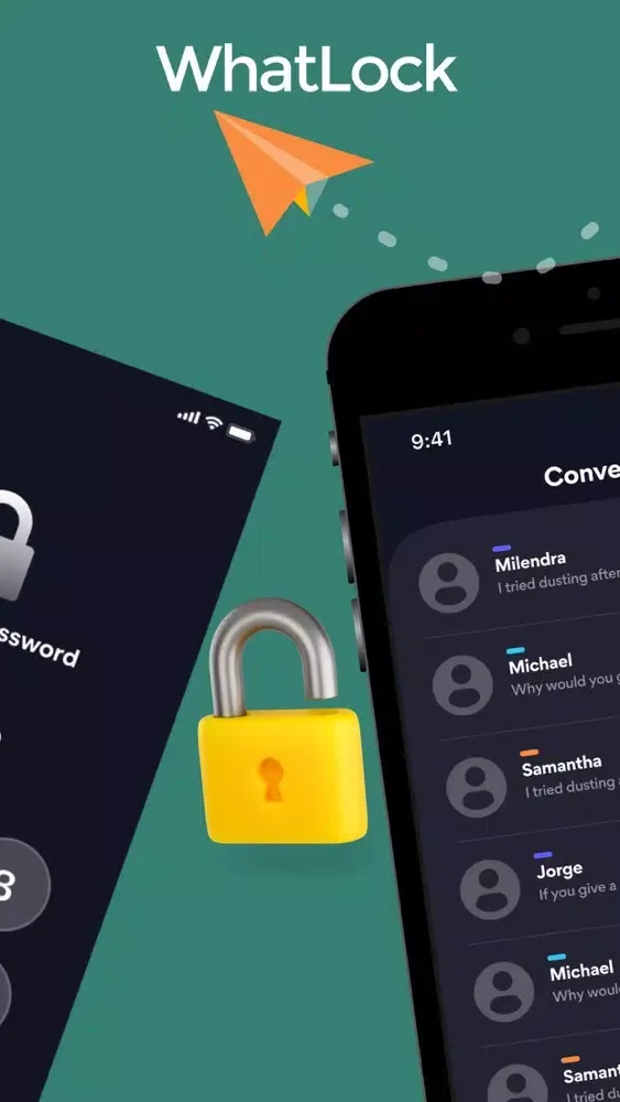 Zrzuty ekranu WhatLock: Lock for Messages