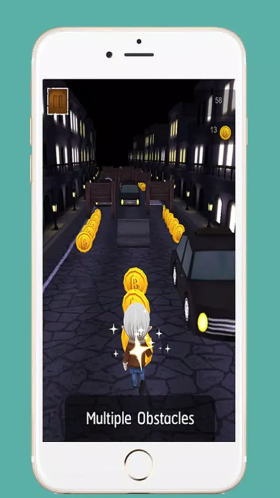 Amazing Hero - Endless Runner And Jumper, Catching Coins Ekran Görüntüleri