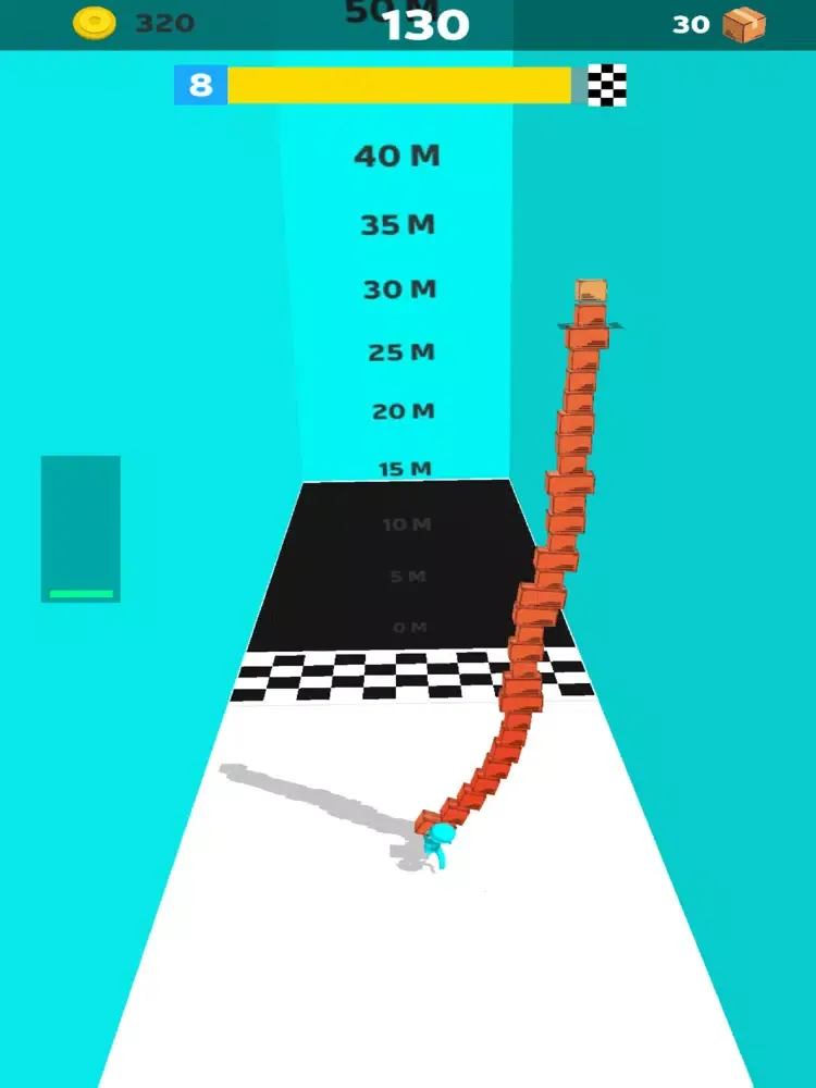 ภาพหน้าจอของ Stack Run Balance 3D Race iPad 