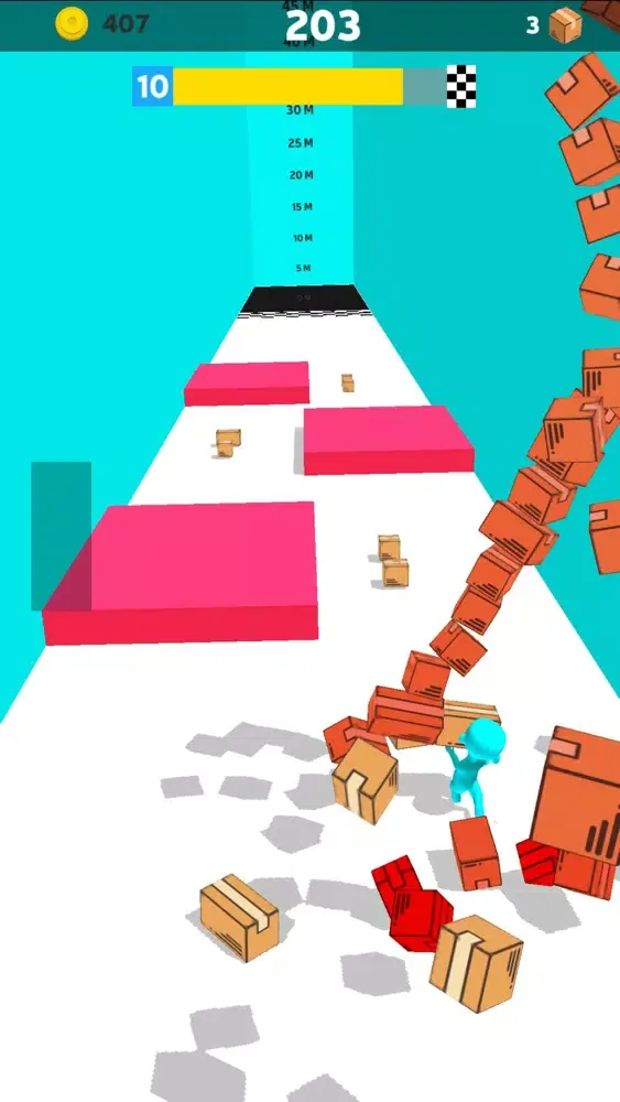ภาพหน้าจอของ Stack Run Balance 3D Race