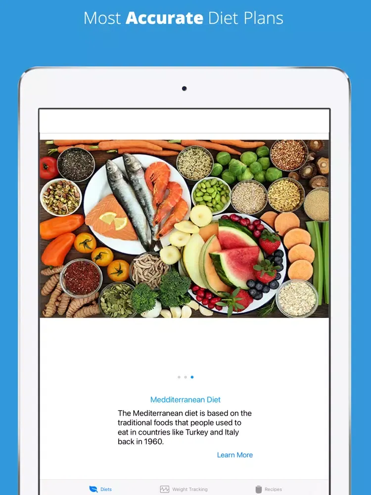 Zrzuty ekranu Nutri: Diets & Recipes iPad 