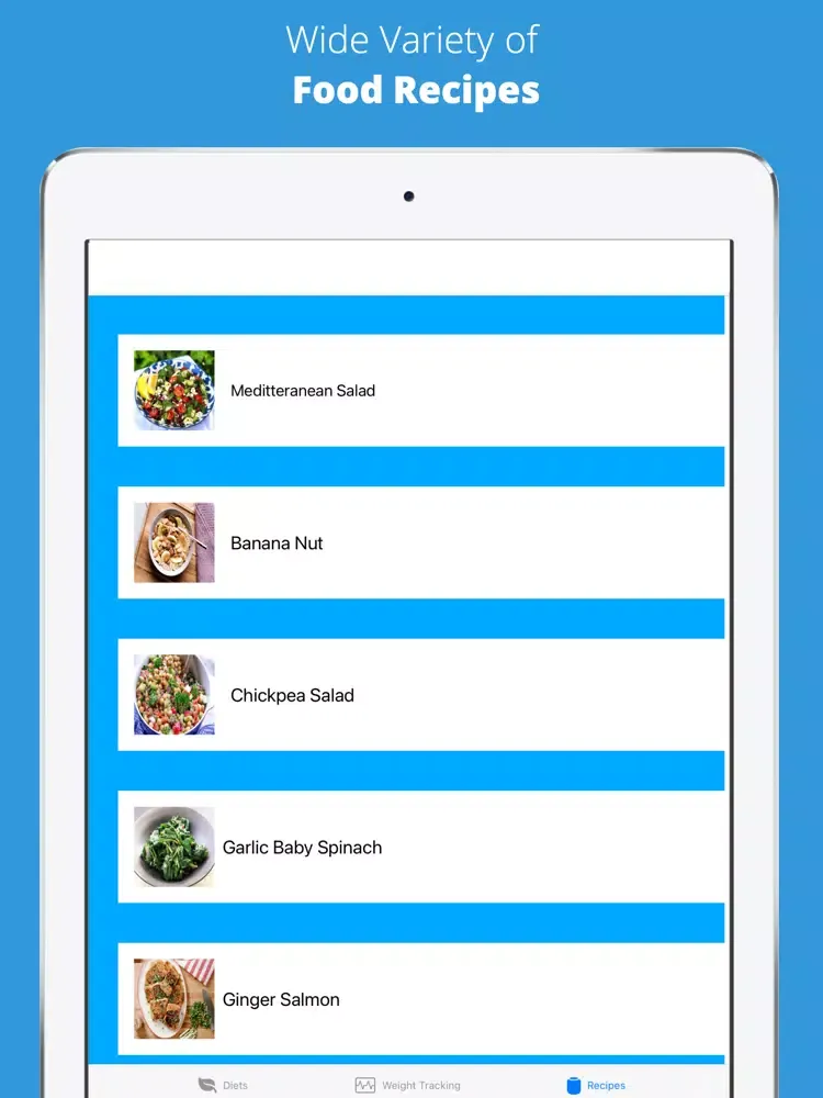 Zrzuty ekranu Nutri: Diets & Recipes iPad 