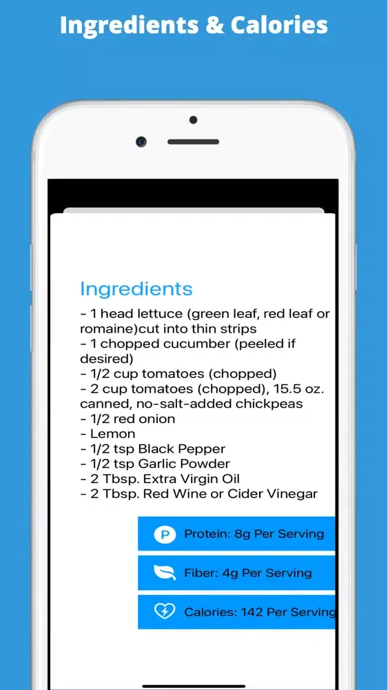 Zrzuty ekranu Nutri: Diets & Recipes