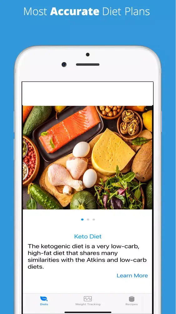 Zrzuty ekranu Nutri: Diets & Recipes