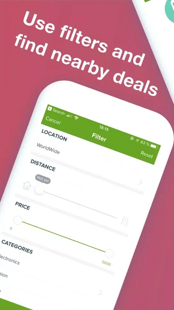 Screenshot di Sell: local buying market