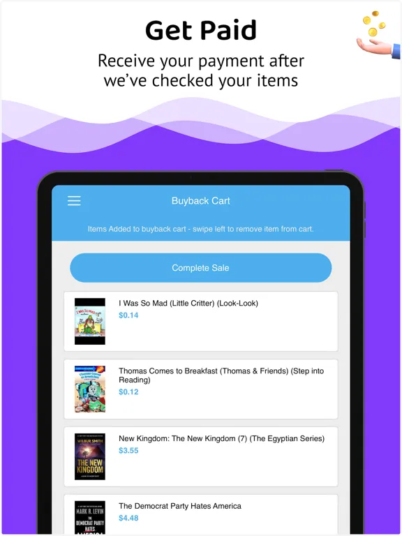 sellbackyourBook - Sell books iPad  स्क्रीनशॉट