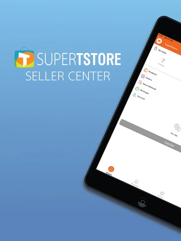 Supertstore Seller Center iPad  스크린샷
