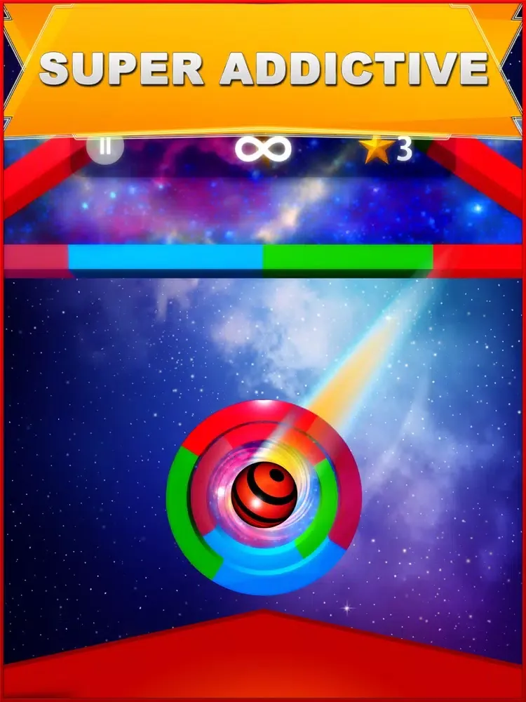 Space ball 3D – Tap to jump and escape gravity iPad  스크린샷