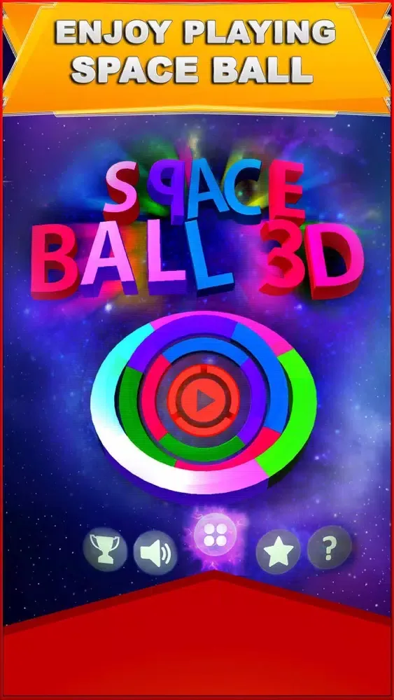 Space ball 3D – Tap to jump and escape gravity 스크린샷