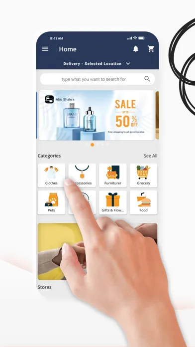 Zrzuty ekranu Safqa Shop