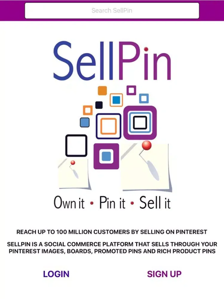 SellPin - Social Media Selling iPad  سکرین شاٹس
