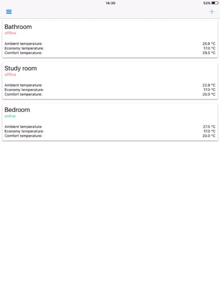 Zrzuty ekranu Electric Heating iPad 