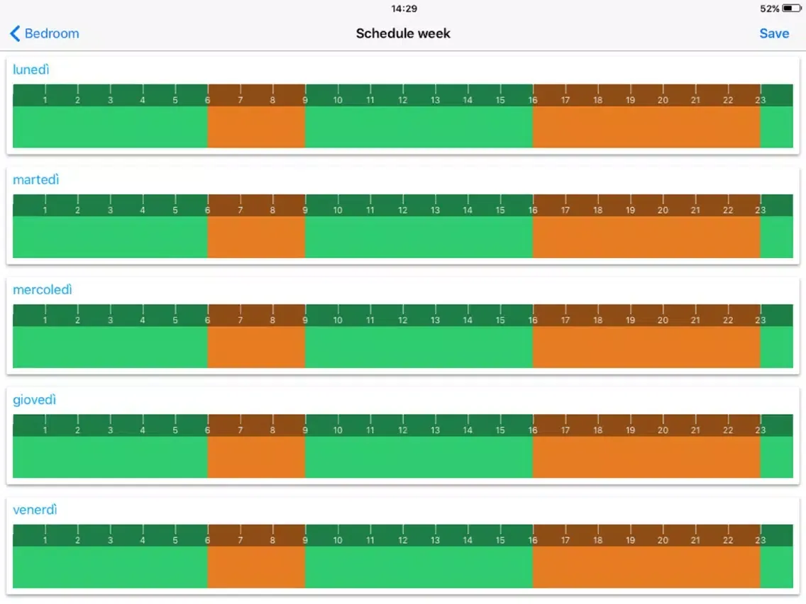 Zrzuty ekranu Electric Heating iPad 