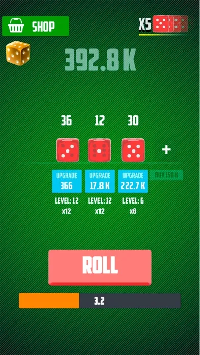 Red dices: roller Idle スクリーンショット