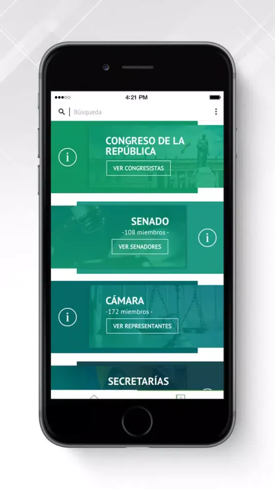 Tangkapan layar Conexión Congreso