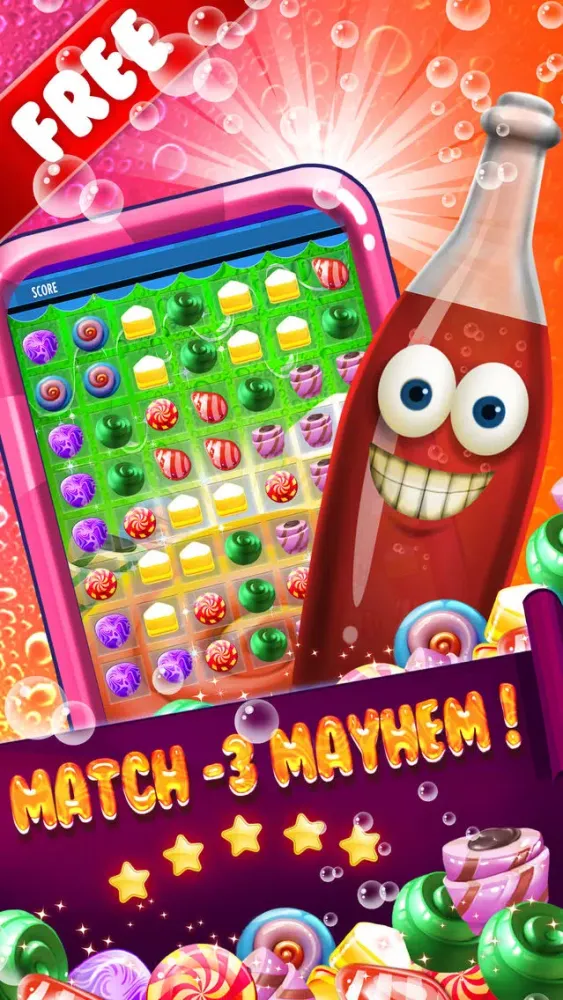 Скриншоты A Candy Splash - match-3 digger of diamonds