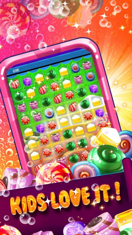 Скриншоты A Candy Splash - match-3 digger of diamonds