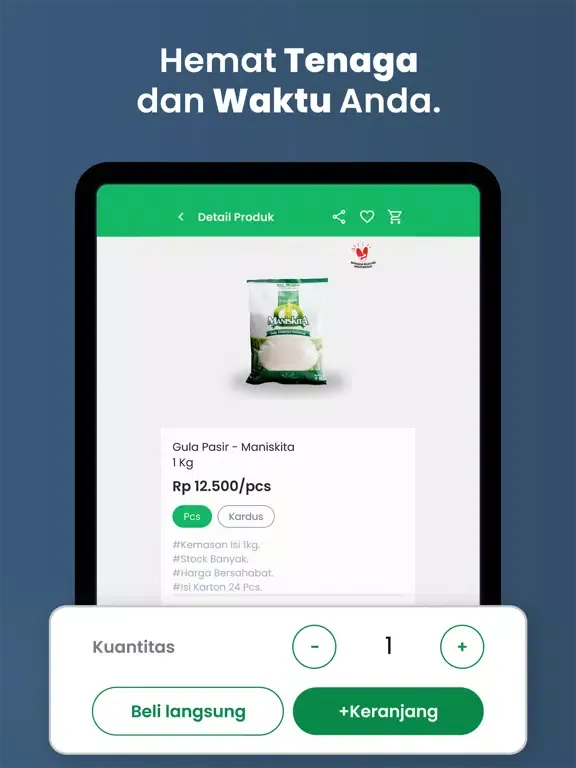 Sahara - Belanja Grocery iPad 应用截图