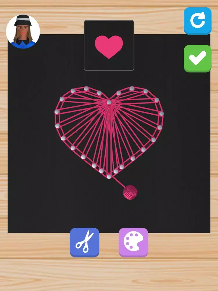 String Art 3D iPad  स्क्रीनशॉट