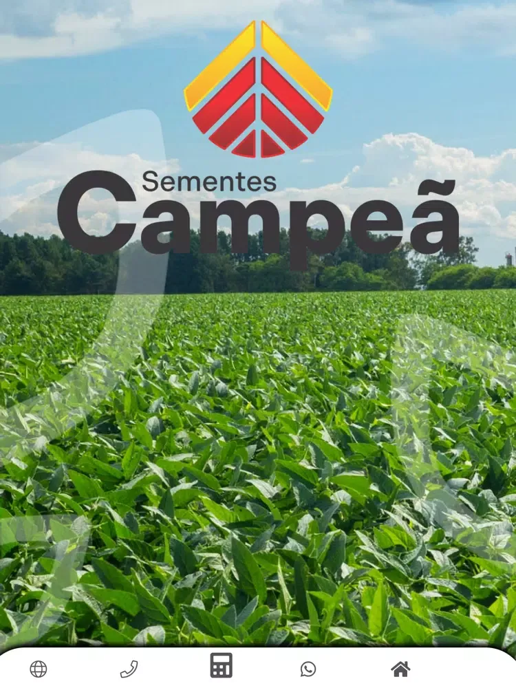 Calculadora de Sementes Soja iPad  Screenshots