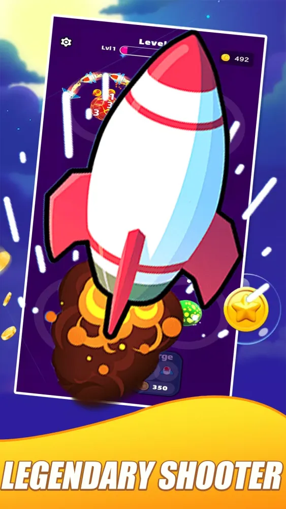 Tangkapan skrin Cosmic Shooter Game