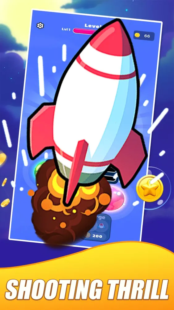 Tangkapan skrin Cosmic Shooter Game